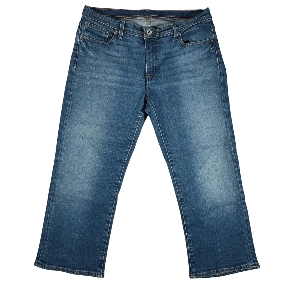Polo Jeans Co Ralph Lauren Womens‎ 12 Cropped Stretch Jeans Y2K